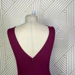 Aritzia  Babaton Louie Dress Shift‎ Sheath Mini Magenta Maroon Red Size US 4 Photo 7