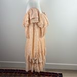 &merci &Merci Peach Ruffle Off-the-Shoulder Dress - Size Large Romantic Girlcore Photo 9