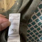 Lucky Brand  Olive green Graphic Tee women’s size large Photo 6