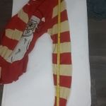 Carbon Christmas Santa Striped Red/Tan Sweater M Holiday Ugly Winter Party Cozy Red Size M Photo 5