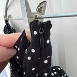 ZARA Black and White Polka Dot Skort with Tie Photo 4