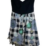 Torrid  Knee Length Retro Dresses for Women Floral Strapless Dress Size 14 Photo 0