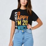 Bella Canvas  Sarcastic 40th Birthday Graphic Tee XL Black Photo 1