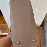 Vera Pelle 100% Italian Leather Handbag - Beige Photo 6