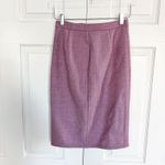 J.Crew  Wool Zip Pencil Skirt in Orchid Photo 4