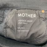 Mother Insider Crop Step Fray in Guilty Racer High Waist Black 25 Photo 9