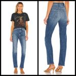 💕MOTHER SUPERIOR💕 High Waisted Rider Skimp Jeans ~ Cowboys Don't Cry 28 NWOT Blue Photo 4