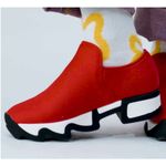 iRi WES I Neoprene Low Top Platform Sneaker Size EU 37 US 7 Red Photo 13