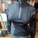 Zyia  Active black fitted Flight M Athleisure workout jacket Photo 3