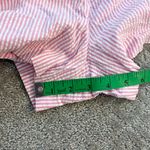 Lilly Pulitzer   Seersucker Pink and White Stripe High Waisted Shorts, Size 8 Photo 11