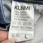 KUNMI Distressed Ripped Skinny Jeans Juniors Denim Casual Blue Large 29x29 Size 29 Photo 1