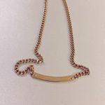 Michael Kors  gold steel crystal pave reversible necklace Photo 3