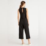 Quince  French Terry Modal Jumpsuit In Black XL Photo 2