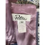 Patra Evening Gown 14 Silver Metallic Halter Top Chiffon Skirt Formal Dress USA Photo 6