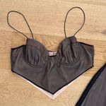 NBD  - Amryn Crop Top & Slit Maxi Skirt in Black & Nude Photo 1