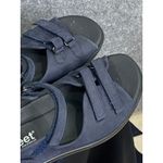 New Feet Medical Comfort Sandals Navy Leather Orthopedic Shoes Grannycore 40 Blue Size 9.5 Photo 4