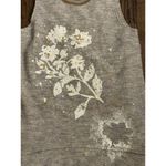 Anthropologie Knitted & Knotted Dress Size Medium 100% Wool Gray Drop Waist Photo 4