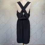 Derek Lam  10 Crosby Black Silk Criss Cross Dress‎ Photo 6