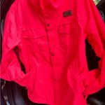 The North Face women’s hooded hyvent neon orange jacket Photo 6