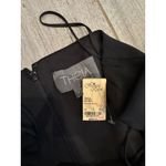 NEW Theia Cocktail Embroidered Mid Length Black Dress size 2 Photo 5