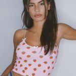 OMighty Skinny Strawberry Crop Top Photo 0