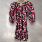 Preppy Girl‎ Palm Beach Cotton Floral Tropical Off The Shoulder Dress Sz XS/S Photo 1