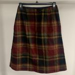 Vintage Plaid Heavy Skirt Size M Red Size M Photo 2
