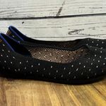 Women's Rothy's Black White Polka Dot The Point Flats Size 10.5 Photo 0