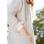 Anthropologie  donni oatmeal slouchy ribbed open face cardigan one size Photo 2