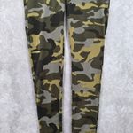 Zenana Green Camo Long Active Army Legging Pants Bottoms Ankle Large Photo 3