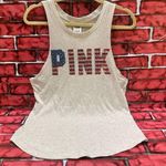 PINK - Victoria's Secret PINK American flag sequin Tank Top XS Photo 0
