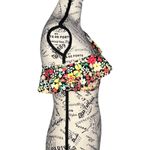 Lost + Wander (S) "Lush Adventure" Floral Ruffle One Shoulder Bikini Swim Top Photo 4