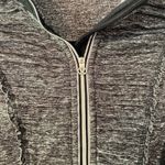 Lululemon Gray Black Quarter Zip Run Your Heart Out Pullover Women's size 2 Photo 3