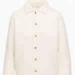 Aritzia nwt  wilfred claudette white light birch button up cardigan xxs 2xs Photo 1