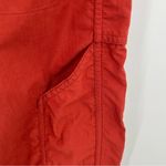 Mountain Hardwear  100% nylon orange outdoor active cropped zip pocket pants 6 Photo 6