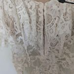 NBD x Naven Allie Bodysuit White Lace Sheer Revolve New Medium Photo 1
