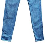 Madewell 10" High-Rise Skinny Jeans Button Down Hem Distressed Denim 26 EUC Photo 8