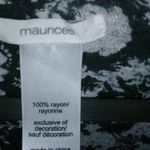 Maurice's OS Boho Black Pattern Cotton Duster Photo 1