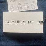 We Wore What  True Flare Stretch Twill Demin Jean Size 26 in French Navy NWT Photo 3