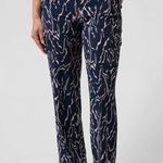 Athleta  Printed Vienna Cargo Pant Navy Orchid Pink Size 6 Photo 0