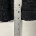 Vintage Bobbie Brooks Sweater XL Black Snowflake Embroidered Beaded Ramie Blend Photo 6