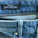 White House | Black Market WHBM Gold Embroidered Girlfriend Jeans Mid Rise Size 4 NWT Photo 3