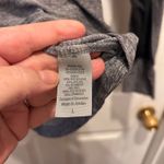 Champion  Women's Gray Heather Ruched Mock Neck Quarter Zip Athletic Pullover L Photo 7