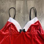 Linea Donatella Red Baby Doll Velour Christmas Slip Dress Size XL Photo 4