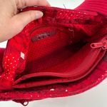 Donna Sharp Floral Polka Dot Leopard Red Adjustable Crossbody Purse Bag Photo 4