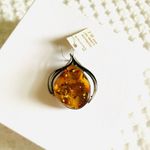 Handmade Beautiful REAL BALTIC AMBER brooch/ pendant ☀️☀️☀️ Photo 12