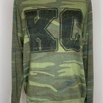 Alternative Apparel Camo Crew Neck Sweatshirt KC Sz Small Photo 0