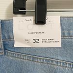 Loft NWT Ann Taylor  high waist straight cropped Jeans- 14 Photo 1