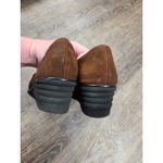 Salvatore Ferragamo  Boutique Brown Kid Suede Wedges 7.5 2A Made In Italy Shoes Photo 4