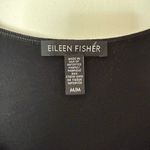 Eileen Fisher sleeveless black scoop neck midi dress M Photo 3